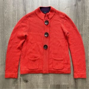 Boden Knit Wool Blend Cardigan Sweater